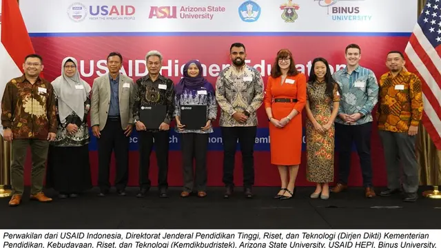 USAID bermitra dengan Arizona State University (ASU) untuk memperkuat pendidikan tinggi di Indonesia serta meningkatkan kemitraan antar universitas dan institusi pendidikan tinggi di Indonesia dan Amerika Serikat (Kedubes AS)