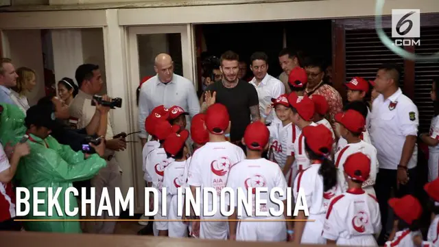 VIDEO: David Beckham Selalu Senang ke Indonesia