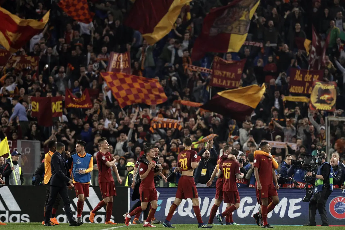 Liga Champions, Barcelona, AS Roma