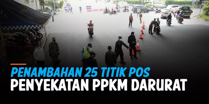 VIDEO: Penambahan 25 Titik Pos Penyekatan PPKM Darurat di Jakarta
