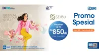 Promo spesial BRImo di Seibu. (Foto: Istimewa)