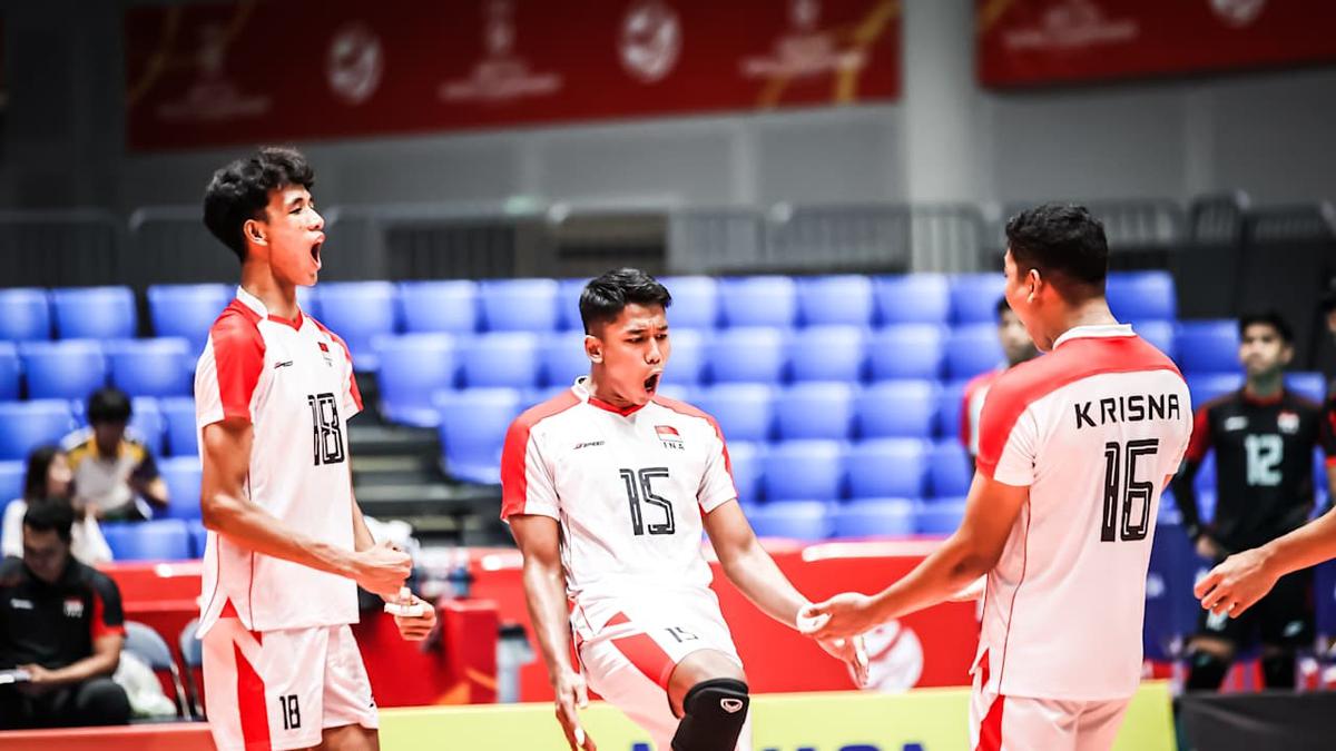 Hasil Kejuaraan Dunia Voli Putra U-21 2025: Gebuk Puerto Riko, Indonesia Tantang Brasil