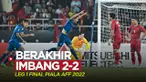 Berita video highlights laga leg pertama Final Piala AFF 2022 antara Timnas Vietnam melawan Timnas Thailand yang berakhir dengan imbang 2-2, Jumat (13/1/2023) malam hari WIB.