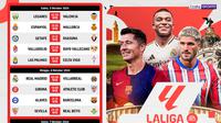 Jadwal dan siaran langsung pertandingan La Liga 2024/25 pada matchweek 9 di Vidio. (sum. doc. vidio.com)