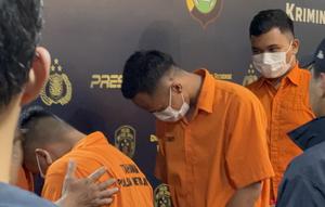 Polisi tersangka pengeroyokan mata elang hingga tewas di Kalibata (Ady Anugrahadi/Liputan6.com)