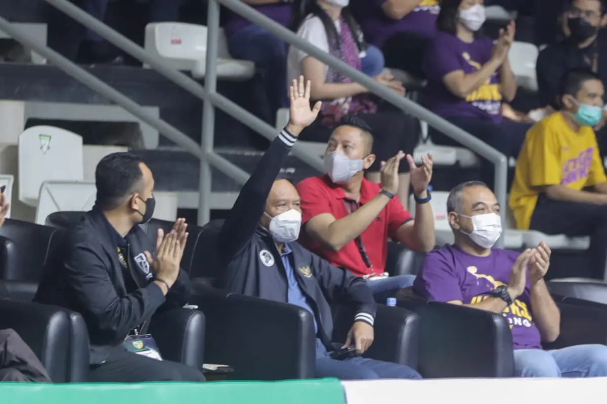 Saksikan Laga IBL, Menpora Senang Banyak Pemain Lokal Unjuk Gigi