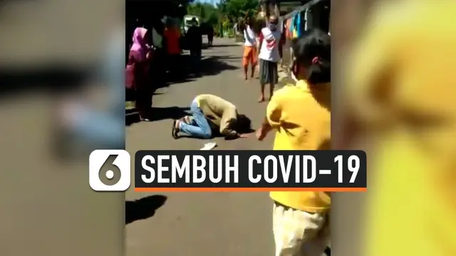 VIDEO: Viral, Suasana Haru Warga Sambut Kepulangan Pasien Covid-19