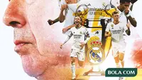 Liga Champions - Ilustrasi Real Madrid Juara UEFA Champions League Musim 2023/2024 (Bola.com/Adreanus Titus)