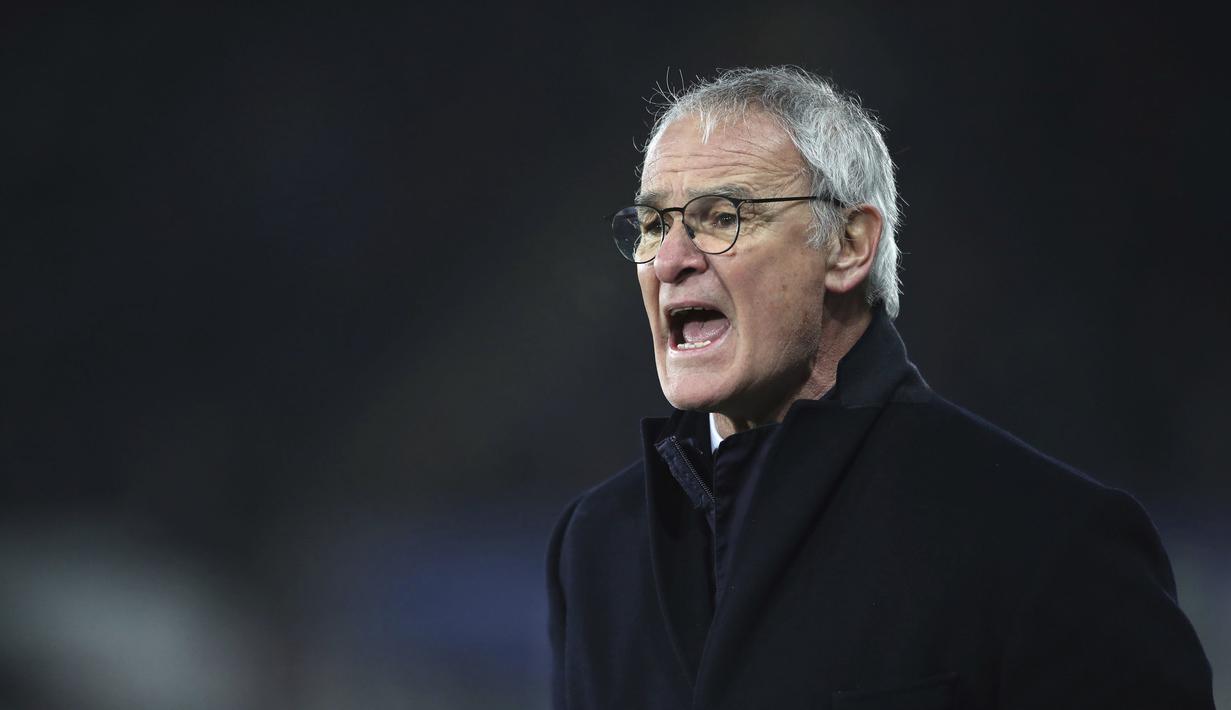 Ekspresi pelatih Leicester City, Claudio Ranieri(Nick Potts/PA via AP)