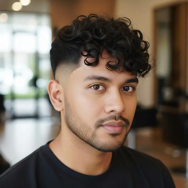 Model Rambut Pria Korea Keriting