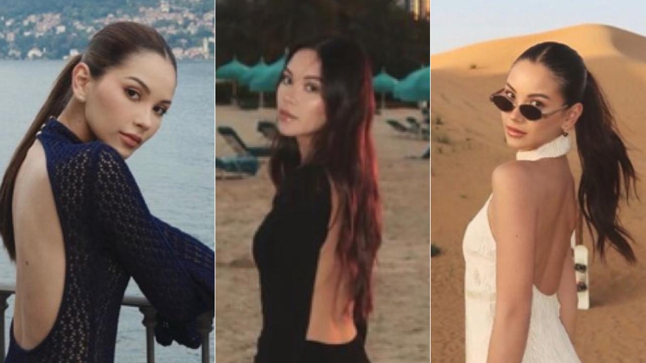 Alyssa Daguise Kenakan Outfit Backless