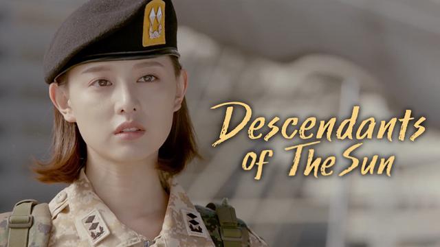 Kim Ji Won di drama Korea Descendants Of The Sun.