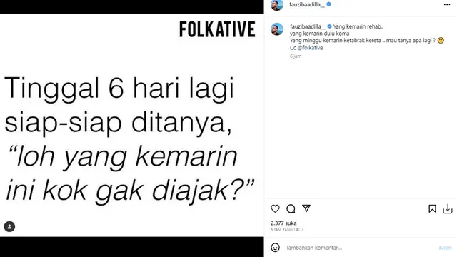 Fauzi Baadilla (Foto: Instagram/@fauzibaadilla_)