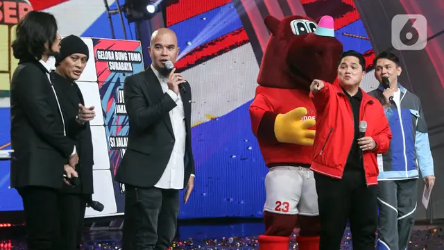 Erick Thohir di Konser Histeria Pesta Bola Dunia 2023