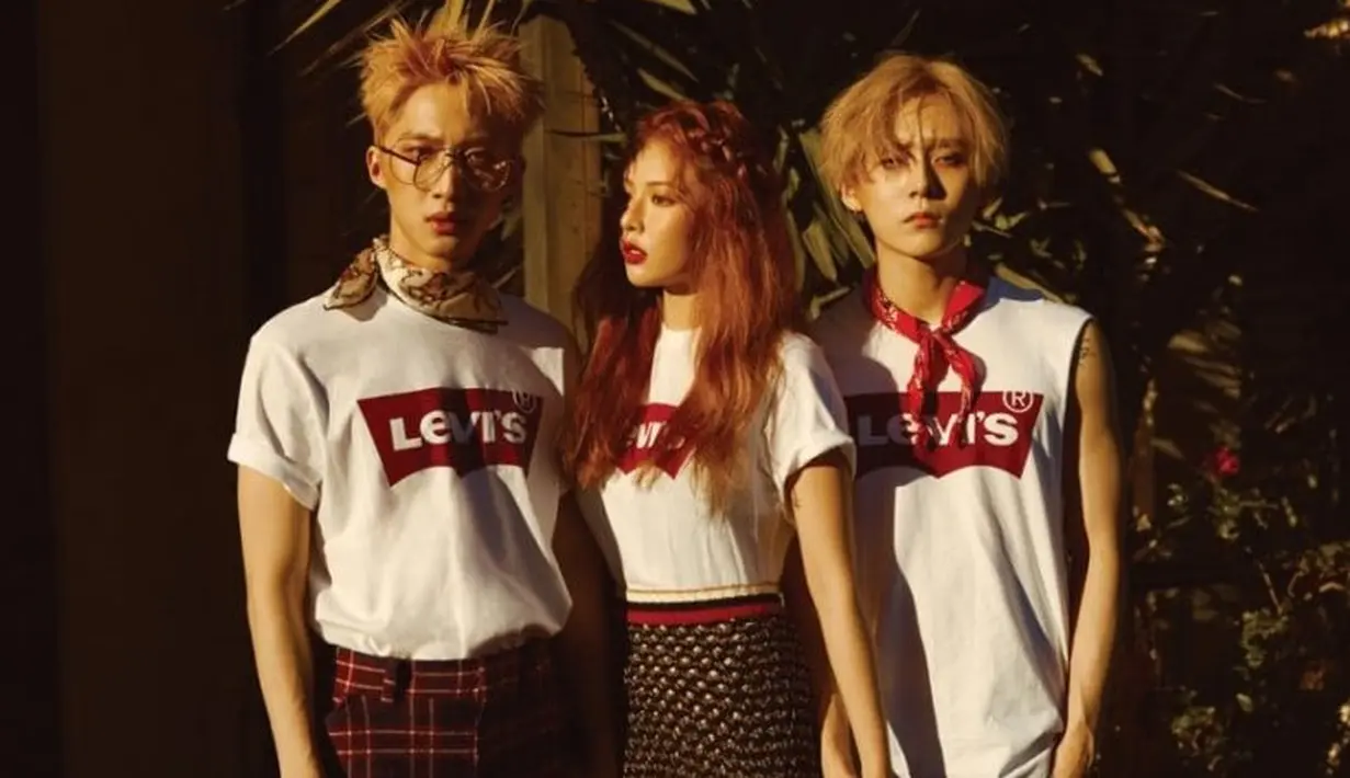 Triple H akan merilis mini album kedua yang bertajuk Retro Futurism pada 18 Juli 2018. Beberapa lalu, mereka merilis teaser-teaser dengan konsep sensual non provokatif. (Foto: soompi.com)