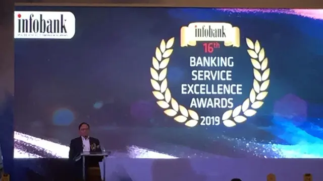 BNI mendapat penghargaan khusus (special award) The Best Government Bank in Service Excellence 2019. Dok Merdeka.com/Yayu Agustini