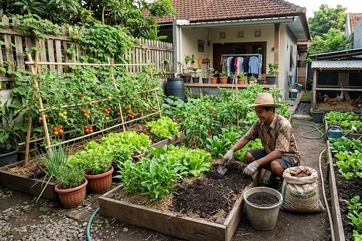 Cara Membuat Kebun Organik dari Limbah Kandang Ayam, Panduan Lengkap