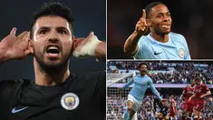 Keberhasilan Manchester City bersinar pada musim 2017/2018 tidak lepas dari produktivitas dalam mencetak gol. Berikut lima mesin gol The Citizens yang hingga Senin (29/1/2017), masing-masing sudah mencetak minimal 10 gol. (Kolase foto-foto dari AFP)
