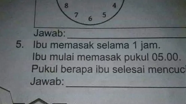 Soal MTK SD