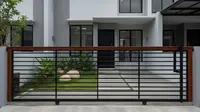 7 Model Pagar Rumah dari Rangka Besi Bekas jadi Desain Industrial Modern, Ramah Lingkungan