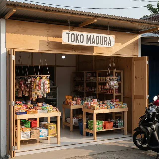 Warung Madura Minimalis Budget Rp 5 Juta tapi Menarik