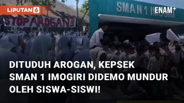 VIDEO: Siswa-Siswi SMAN 1 Imogiri Kec. Imogiri, Melakukan Demo Turunkan Kepsek SMAN 1 Imogiri