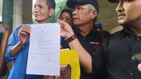 Pelapor Grace Natalie Saat Membuat Laporan di Bareskrim Polri. (Foto: Liputan6.com/Putu Merta Surya Putra)