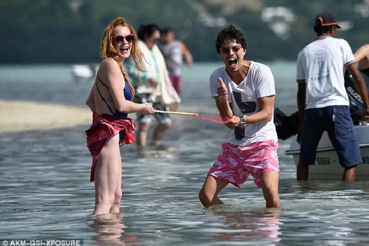 Lindsay Lohan dan Egor Tarabasov