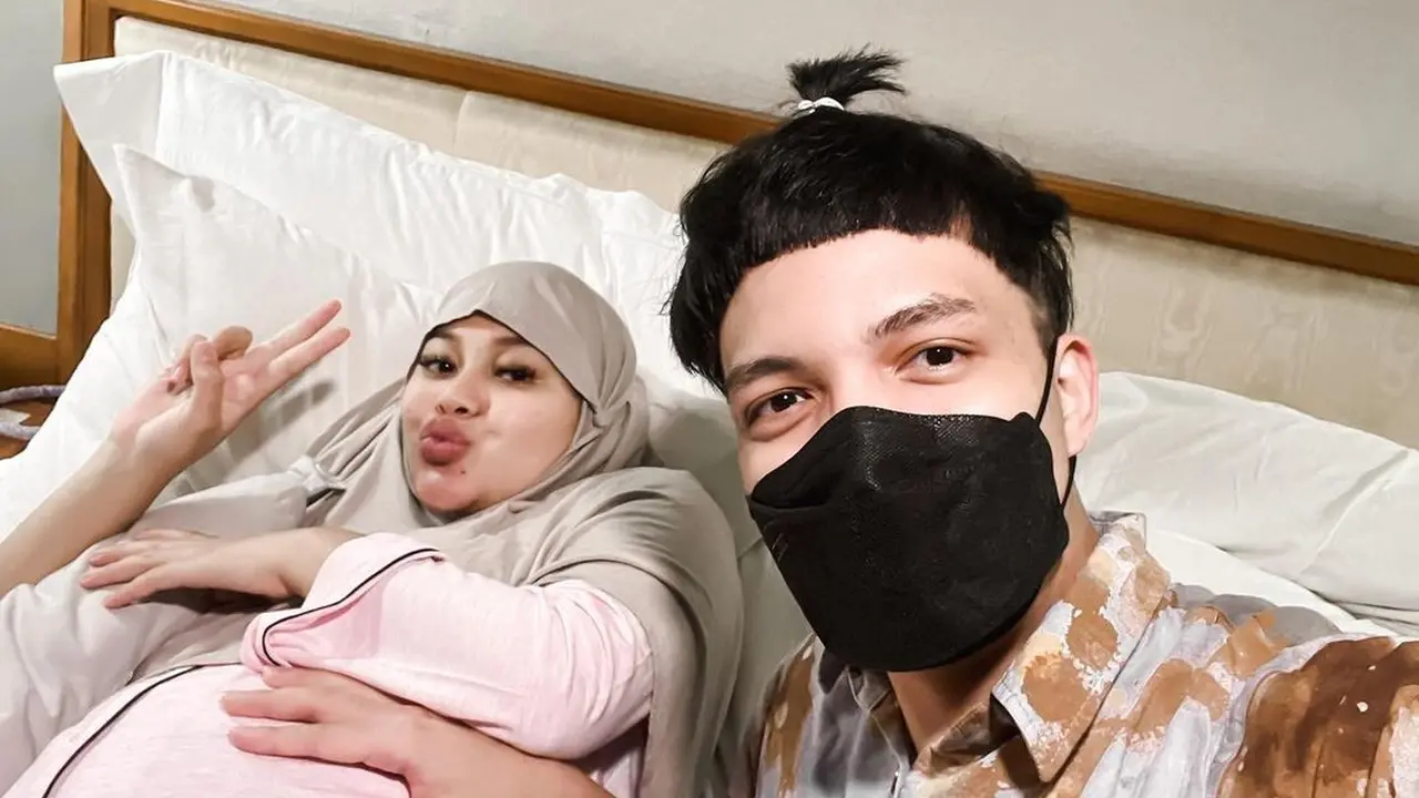 Aurel Hermansyah dan Atta Halilintar.
