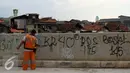 Sanksi hukum untuk pelaku aksi vandalisme atau pengotoran lingkungan termuat dalam pasal 489 KUHP dengan ancaman hukuman tiga hari, Jakarta, Selasa (11/10). (Liputan6.com/Gempur M Surya)