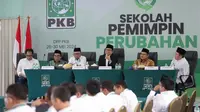 Cak Imin saat membuka 'Training of Trainers (Tot) Sekolah Pemimpin Perubahan' di Kantor DPP PKB, Jakarta, dikutip dari siaran pers, Selasa (28/5/2024).