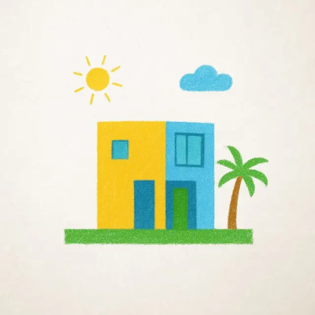 Gambar Rumah yang Mudah Ditiru Anak-Anak
