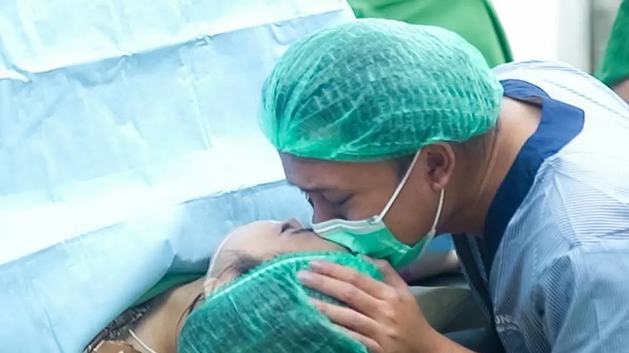 6 Potret Mahalini Melahirkan Anak Pertama, Rizky Febian Ungkap Nama Buah Hati