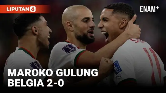 VIDEO: Highlights Piala Dunia 2022, Maroko Puncaki Klasemen Grup F