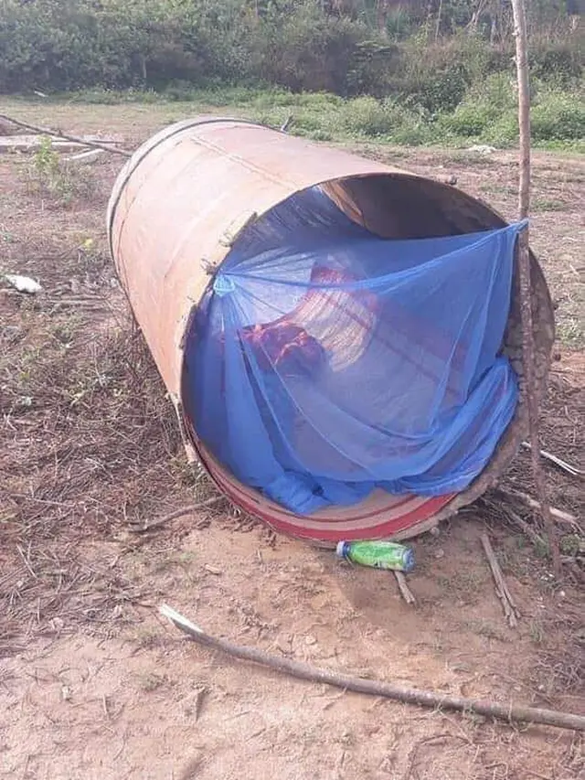 6 Tempat Tidur Kuli Bangunan di Lokasi Proyek Ini Anti-mainstream