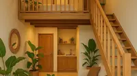 8 Desain Rumah Mezzanine Islami Terbaik di Desa, Asri, Sejuk, dan Penuh Berkah