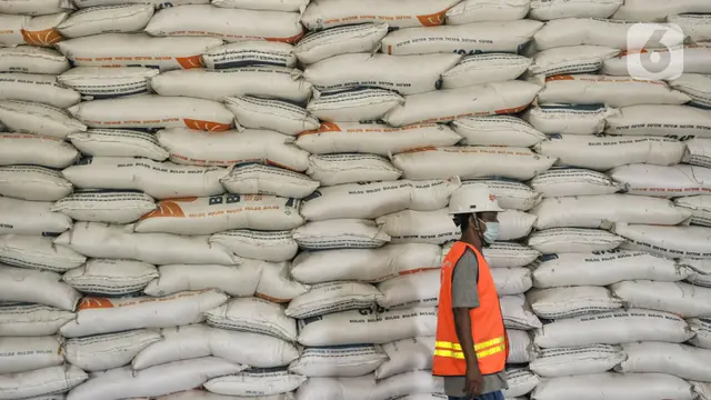 Ratusan Ribu Ton Beras Tak Terpakai di Gudang Bulog