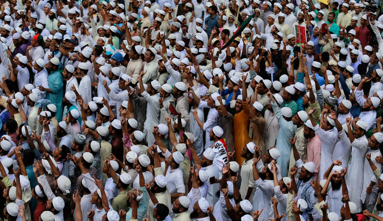 PHOTO: Peduli Rohingya, Ribuan Muslim Bangladesh Geruduk ...