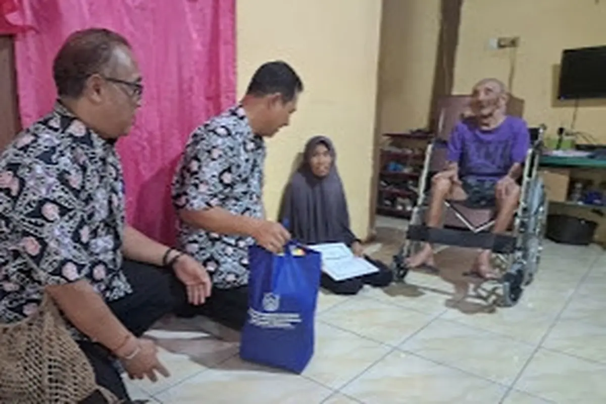 Mbah Slamet mantan masinis kereta dalam tragedi Bintaro saat masih hidup