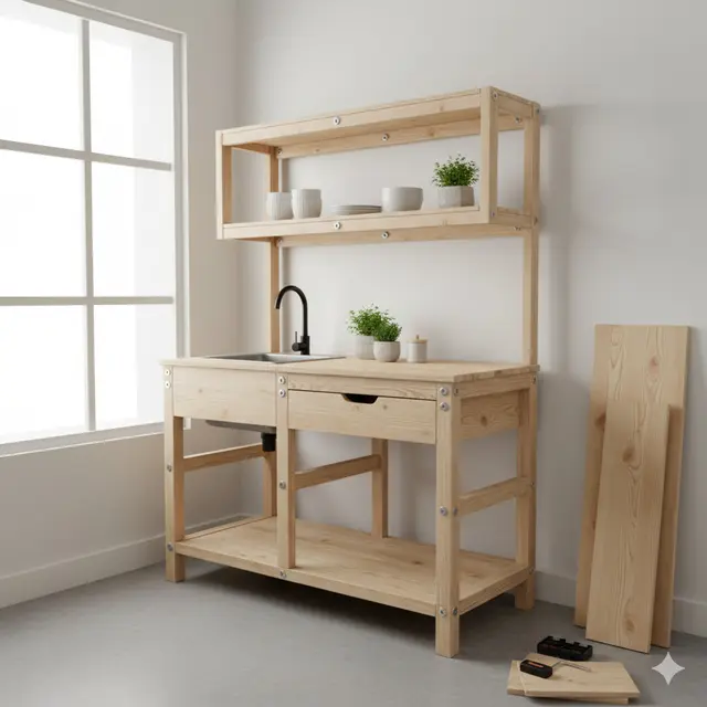 Dapur Kecil Portable untuk Rumah Kontrakan