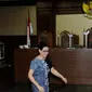 Terdakwa kasus pemberian keterangan palsu di sidang e-KTP, Miryam S Haryani saat menjalani sidang putusan di Pengadilan Tipikor Jakarta, Senin (13/11). Miryam divonis lima tahun penjara dan denda Rp 200 juta. (Liputan6.com/Helmi Fithriansyah)