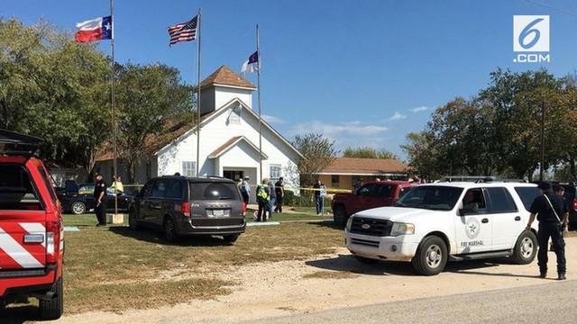 Sebuah Gereja menjadi lokasi penembakan massal di Texas. Hingga kini, 27 orang dilaporkan meninggal.