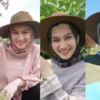 Melody Laksani tampil modis sebagai petani milenial (@melodylaksani92)