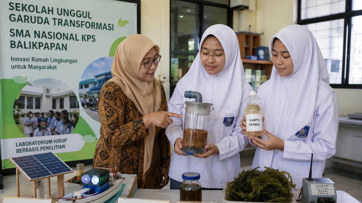 Laboratorium Sekolah Garuda Kaltim Hasilkan Inovasi Ramah Lingkungan