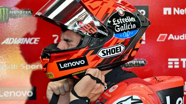 Foto: Penampilan Marc Marquez di MotoGP Mandalika 2025, Perpanjang Rekor DNF