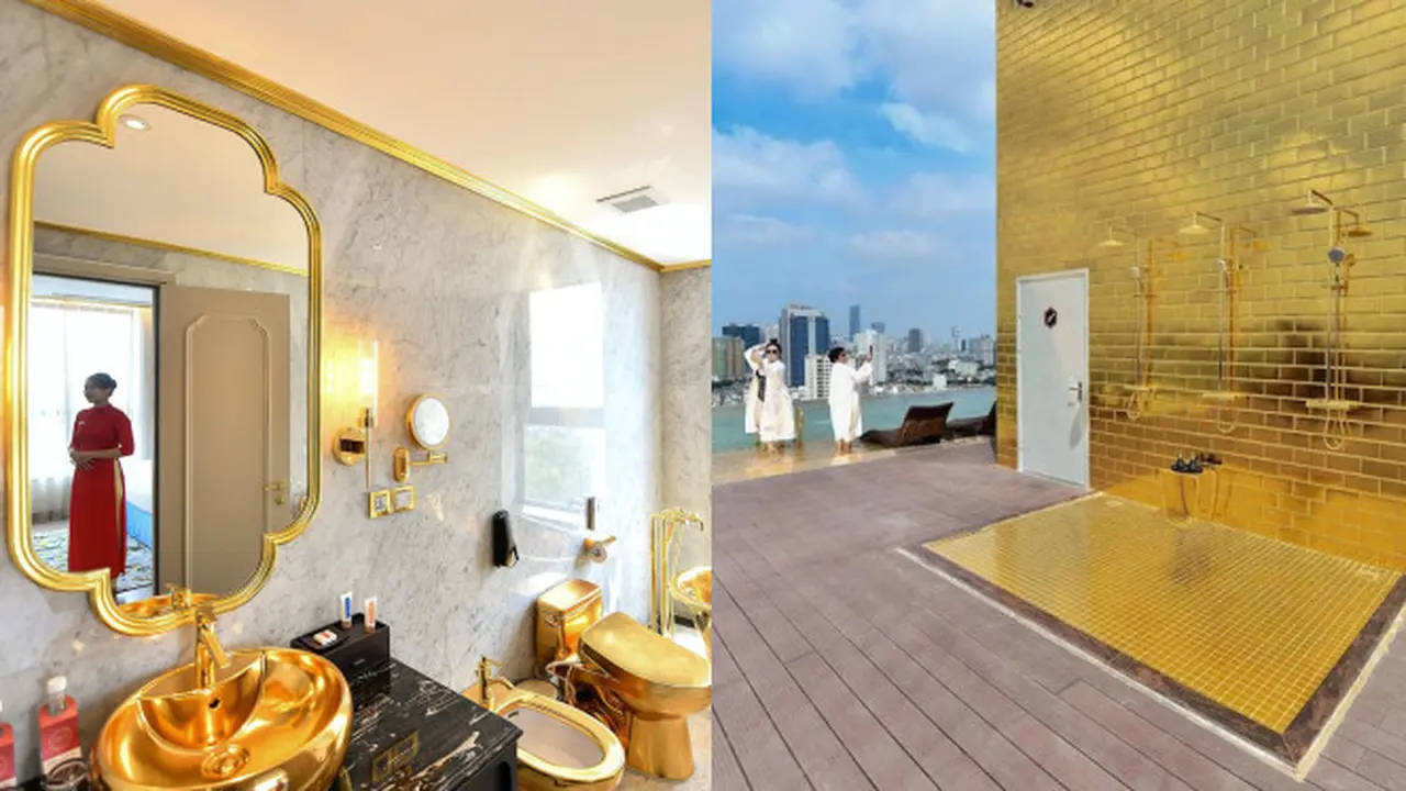 Potret Hotel Berlapiskan Emas 24 Karat di Vietnam, Super Mewah