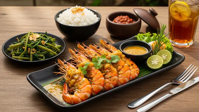 Udang Bakar Saus Mentega (AI Generated)