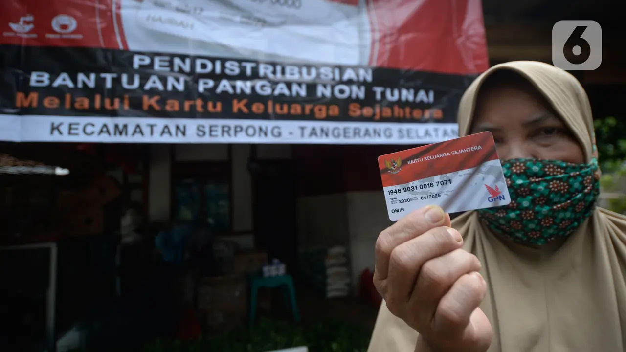 95 Orang Dapat Bantuan Non Tunai Kemensos di Tangsel