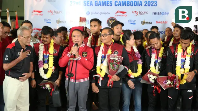 Skuad Timnas Indonesia U-22 Tiba di Bandara Soekarno Hatta