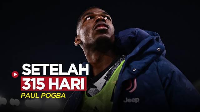Berita video Paul Pogba akhirnya merumput dalam laga kompetitif setelah 315 hari.